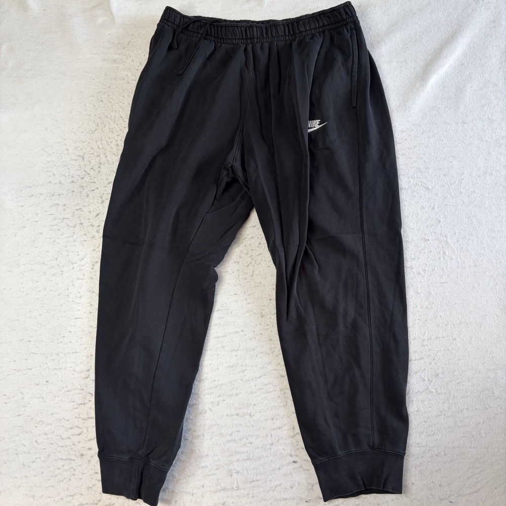 Nike Jogger Sweatpants Mens XXL Black Fleece Elastic Waist Activewear